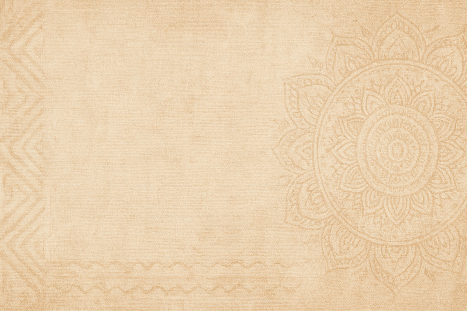create textured beign color boho style banner background